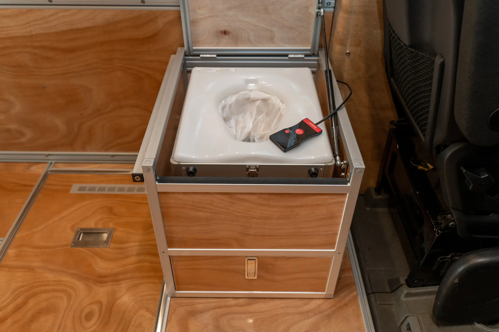 Wrappon Toilet Enclosure for Mercedes Sprinter Van Campervan Conversions - Image 3