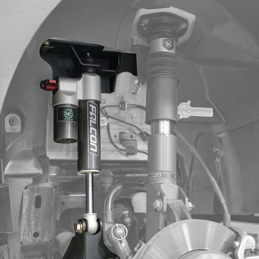 FRONT SHOCK KIT - FALCON 3.3 FAST ADJUST - SPRINTER 4x4 (2015+ 2500 and 3500) by VAN COMPASS - Image 2