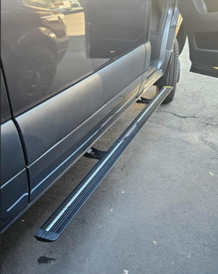 2022-2024 Mercedes Sprinter Conversion Camper Van Automatic Electric Sliding Door Step Running Board 12" Wide
