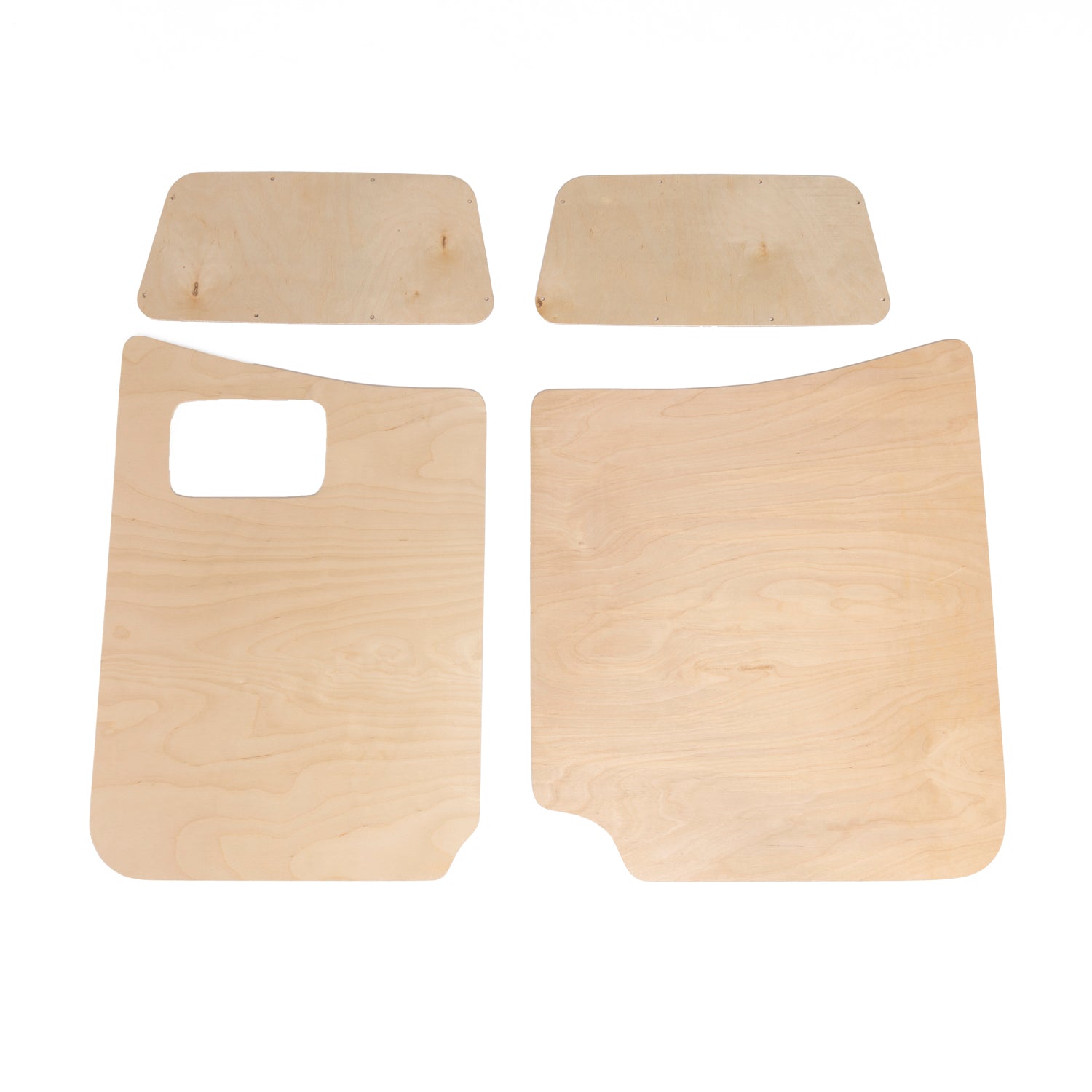 2007-2018 / Sprinter Van Rear Door Panel Kit 4pc Plywood