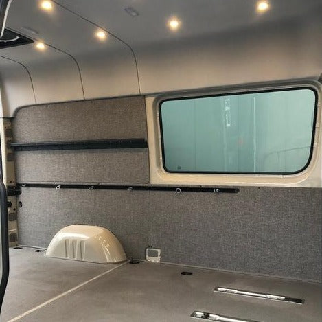 2007-2018 Sprinter Van Wall Liner Kit, 170"High Roof, Upholstered (no panel around window)
