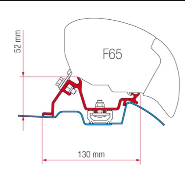 F80S/F65S Laika Kreos Bracket >05 (3 pcs)