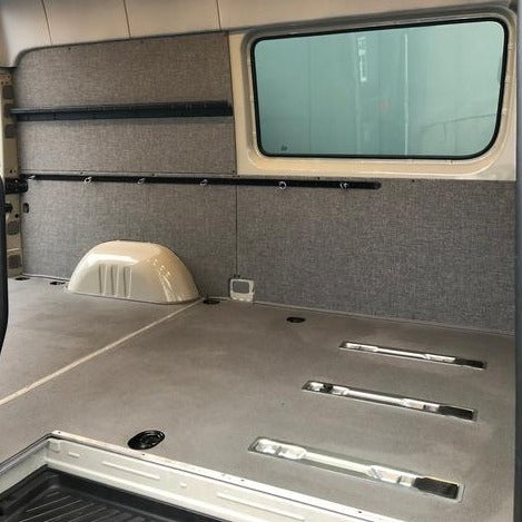2019+ Sprinter Van Wall Liner Kit, 144" High Roof, Upholstered CREW (factory headliner)
