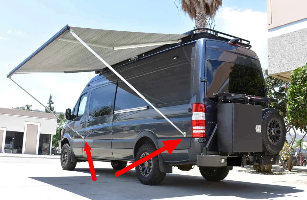 Aluminum Wall Brackets (2pcs)