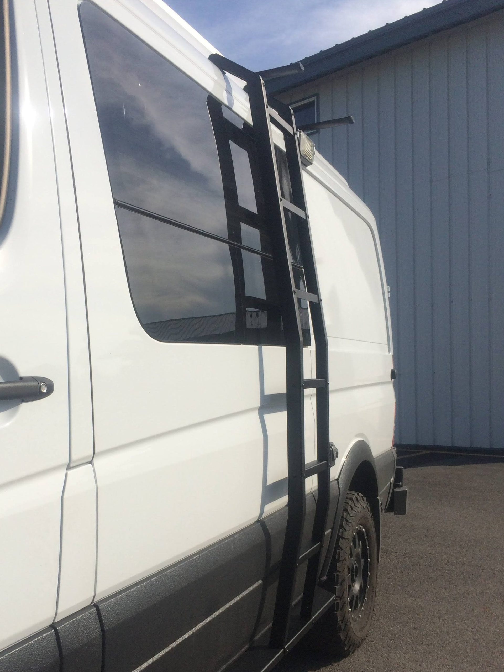 SIDE LADDER - SPRINTER (2007-CURRENT, LOW ROOF ONLY) by VAN COMPASS