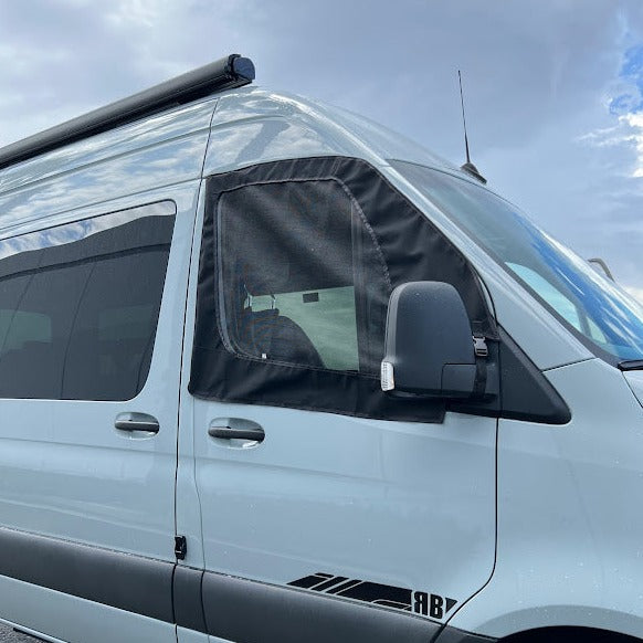 2019+ Sprinter Van Fabric - Front Window Bug Screen Kit