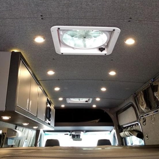 07+ Sprinter Van Ceiling Liner Kit 170 WB Upholstered Plywood